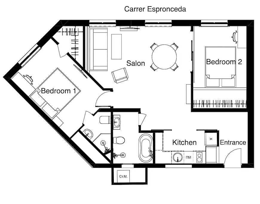 Poblenou Central Park Apartment Barcelona